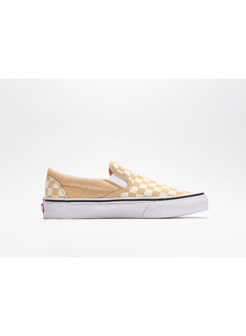 Vans Slip-On Beige Checkerboard Canvas Sneakers - Image 2
